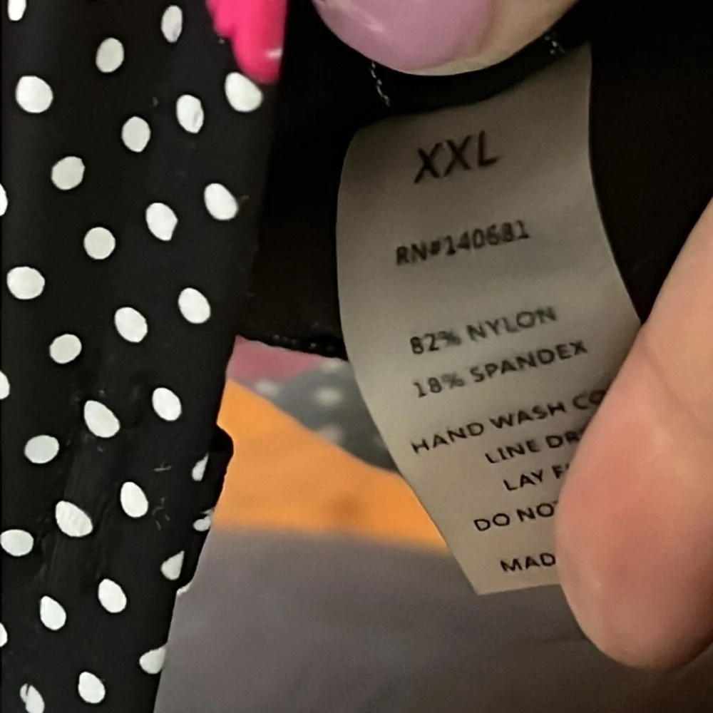 NWT unique vintage 1950s‎ retro swim top XXL